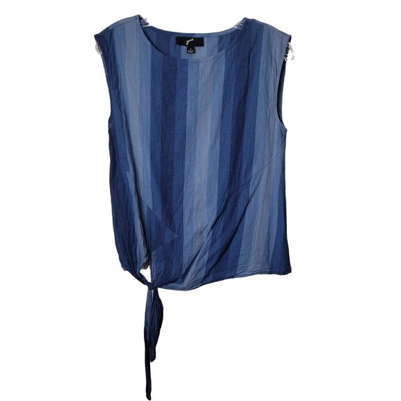 GNW Top Women's Small Sleeveless Tie Waist - Picture 1 of 6